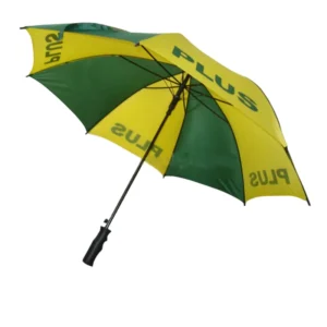 30-Inch Windproof Straight Umbrella Green Yellow
