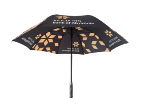 30-inch 8k High Quality Fiberglass Golf Umbrella Semi-Automatic Opening Bohemian Design Straight Umbrella for Graduation
