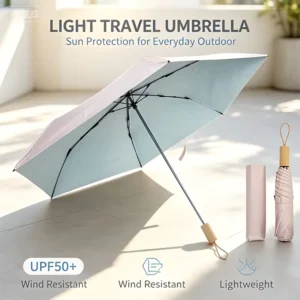 3052 Three-Fold Manual Opening Umbrella Glass Fiber Alloy Ribs Aluminum Alloy Shaft Plastic Handle 210T