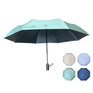 3095 Portable Anti-UV Windproof 3-Folding Auto-Open Umbrella