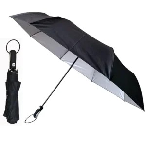 3098 Oversize Auto-Open Close 3-Folding Golf Umbrella 122cm