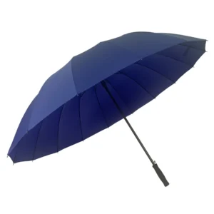 30inch 16Ribs Semi Automatic Large Windproof Custom Logo Print EVA Handle Golf Umbrella