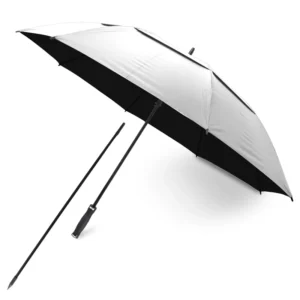 34-Inch Carp Fishing Umbrella Pongee Windproof Waterproof Securing Point for Soil and Sand