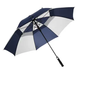 34-Inch Double-Layer Long-Handle 190T Nylon Extra-Large Windproof Umbrella