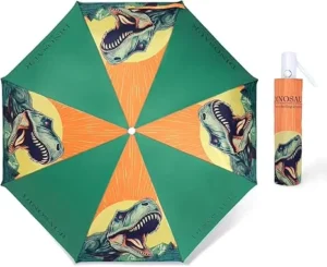 360° Reflective Kids Umbrella with Reinforced Frame for Sun and Rain Protection