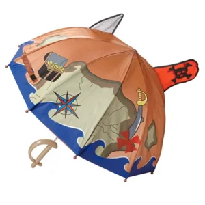 3D Cartoon Custom Logo Print Manual Open Straight Umbrella for Children with Ears