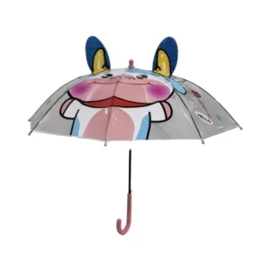 3D Cartoon Kids Straight Umbrella for Back to School