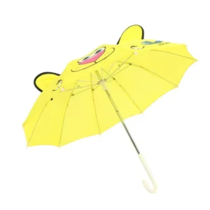 3D Children’s Animal Umbrella with Animal Ears and Cartoon Princess Design, Logo Print