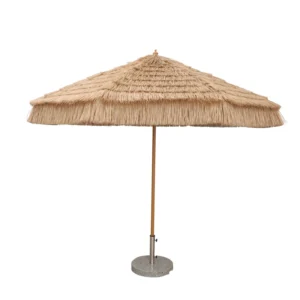 3M Straw Umbrella with Tassels