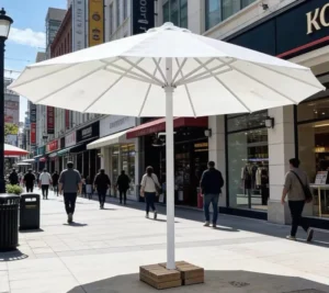 4 x 4m Commercial Outdoor Garden Patio Umbrella for Restaurants