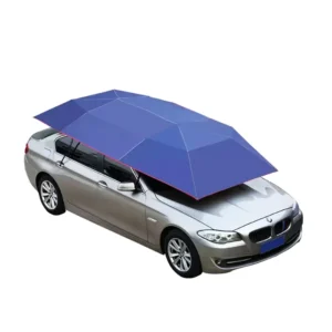 4.2M 4.6M Semi Automatic Folded Portable Car Umbrella Tent Sun Shade