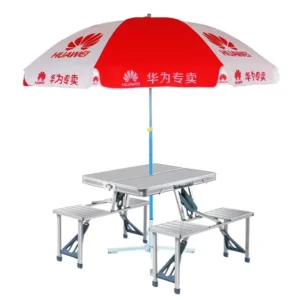 42 Inch Black Easy-Up Sun Parasol Summer Beach Umbrella