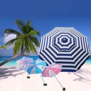 420D Durable Waterproof Beach Umbrella for Travel and Kids