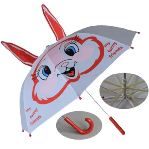 45cm Cartoon Animal Kids Child Umbrella Green Umbrella