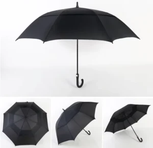 47/54/62/68 Inch Automatic Open Umbrella Oversize Extra Large Double Canopy Vented Windproof Waterproof Stick Umbrellas Gift