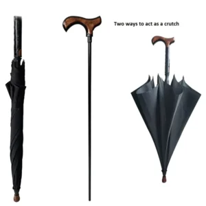 49 Inch Adjustable Walking Cane Umbrella