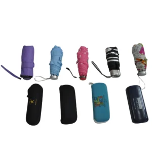 5-Fold Mini Compact Umbrella With Custom Printing