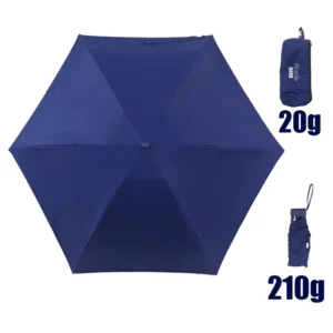 5-Fold Umbrella with Ultra-Soft Fabric and Carrying Bag Lightweight Portable Umbrella