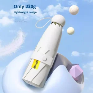 50% Women’s Modern Manual Mini Compact Portable Sun Rain Dual-Use UV Protection Sunscreen Pocket Capsule Advertising Umbrella