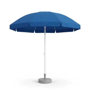 52-Inch Manual Steel Straight Umbrella for Outdoor Beach Advertising Exhibitions Custom Logo Sunshade