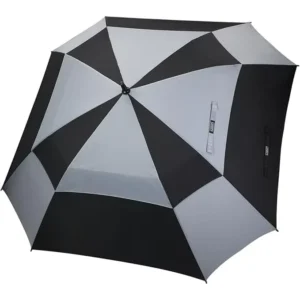 54 62 68 Inch Custom Logo Printing Automatic Windproof Square Golf Umbrella Double Layer Business Gift Straight Umbrella for Adults