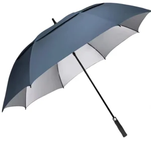 54/62/68 Inch Extra Large Windproof Golf Umbrella UV Protection Automatic Open Double Canopy Vented Sun Rain Stick