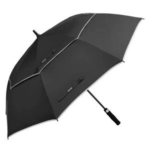 54 62 68 Inch Semi Automatic Open Golf Umbrella Extra Large Oversize Double Canopy Vented Windproof Waterproof Stick Umbrellas