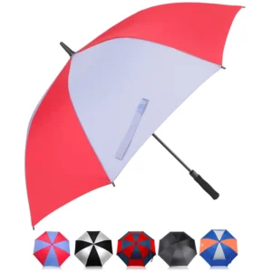 54 Inch Golf Umbrella Custom Logo Windproof Green 30 Inch Rain Umbrella
