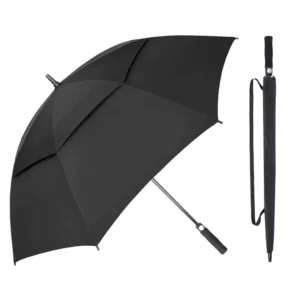 58 62 68 Inch Extra Large Double Canopy Vented Windproof Waterproof Stick Umbrellas for Men and Women