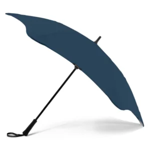 6-Panel 23-Inch Blunt Metro Travel Straight Umbrella Plastic Manual Fiberglass