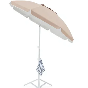 6.5ft Sport Steel Sun Shade Umbrella with Tripod Stand, Lightweight UV Resistant Windproof Water Resistant