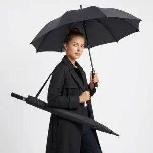 60-Inch Large Classic Golf Car Umbrella Polyester