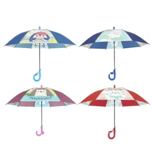 6018 Factory Supply 3D POE Straight Children’s Umbrella with Animal Patterns
