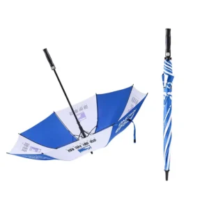 62-68 Inch Large Windproof Automatic Open Oversize Straight Golf Stick Umbrella with Logo Prints