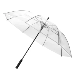 62 Inch Clear Golf Umbrella Transparent Wedding Auto Open Extra Large Stick Umbrella