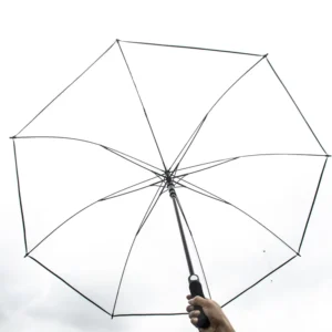 62 Inch Clear Golf Umbrella Transparent Wedding Auto Open Extra Large Stick Umbrella Oversized Umbrellas for Rain