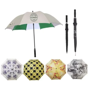 68 Inch Large Golf Umbrella Double Layer Windproof
