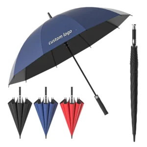 68 Inch Oversized Golf Umbrella Double Canopy Windproof Automatic Parasol Custom Logo UV Protection Heavy Duty