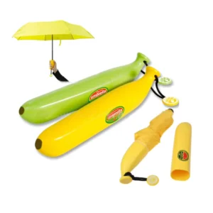 6K Fruit-Shaped Gift Bottle Folding Banana Umbrella