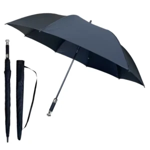 7012 High Quality Custom Logo Semi-Automatic Golf Umbrella Outdoor Auto-Open Windproof Classic 130 cm Factory Supply