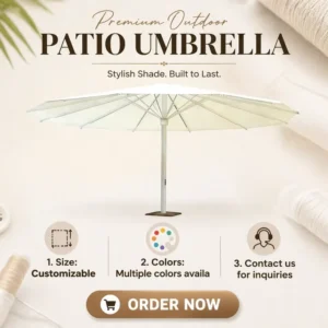 7M Giant Pagoda Parasol Double-Tier Waterproof Canopy for Outdoor Shelters