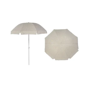 7ft Heavy Duty Fringed Waterproof Beach Umbrella Portable Courtyard Resort Picnic Travel