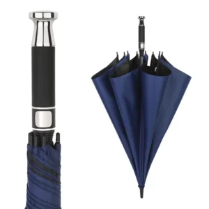 8-Bone Classic Double Straight-Pole Umbrella, 190T Nylon, 120 cm Open Diameter