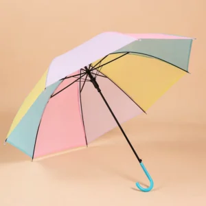 8 Rib Compact Portable Kids Collapsible Pride Beach Umbrella Rainbow Parasol Travel