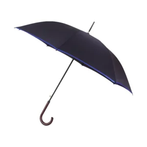 8-Rib Wind-Resistant Long Handle Straight Sun and Rain Umbrella