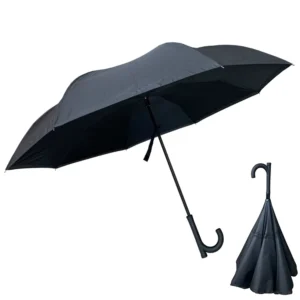 8057 Factory Supply Custom Promotional Gift Umbrella Windproof Inside-Out Reverse Umbrella