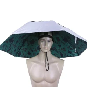 92cm Anti-UV Waterproof Foldable Head Hat Carp Fishing Umbrella for Outdoor Travel