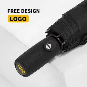 9K Double-Layer Breathable Reinforced Stormproof Fully Automatic Folding Umbrella for Travel, Men’s