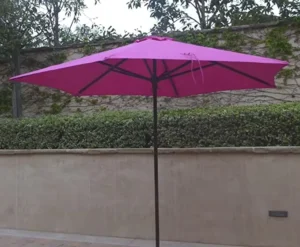 9ft 6-Rib Replacement Umbrella Canopy in Fuchsia Lavender Purple or Terracotta