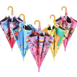 A Variety of Patterns and Colors Can Choose a Gift for Children Umbrella Handle Special Easy Open Cartoon Umbrellas for Children